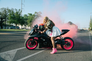 Girl Biker